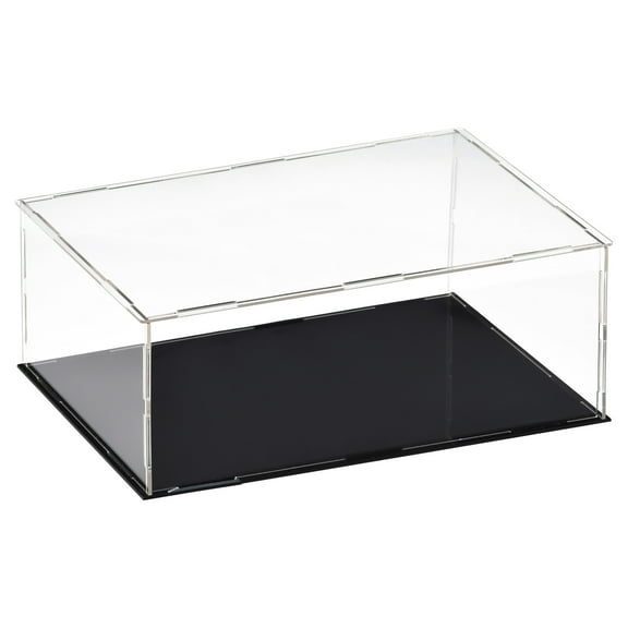 Uxcell Acrylic Clear Display Case Box Dustproof Protection Showcase Cube Collectibles Show Box 11.8x7.9x3.9inch