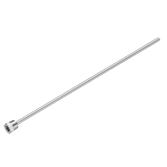 Thermowell G1/2 Threads 300mm Stainless Steel Thermowell for Temperature Sensor Thermometer Instruments