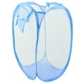 thumbnail image 1 of Caja de almacenamiento de ropa plegable y pop-up para lavar, cesta de malla para lavandería, azul, 1 of 4