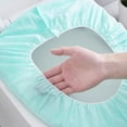 thumbnail image 5 of Wadada Toilet Seat Covers Disposable, 100% Waterproof XL Individually Wrapped Disposable Toilet Seat Covers for Adults and Kids Potty Training, Travel Accessories for Public Restrooms (1PCS), 5 of 7