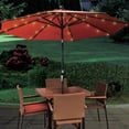thumbnail image 1 of Mainstays 72-Count Solar Powered Warm White LED Patio Umbrella Lights - Black Wire, 1 of 6