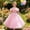 d-132Pink262, variant on HAYIMI Child Elegant Girls Long Dress For Formal Occasions Shoulder Evening Gown With For Party Wedding And Recital Soft Dresses