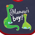 thumbnail image 4 of Inktastic Memaw Boy Grandson Dinosaur Boys Baby Bib, 4 of 4