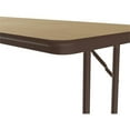 thumbnail image 2 of Correll 3/4" High Pressure Folding Seminar Table with Off-Set Leg Fusion Maple, 2 of 7