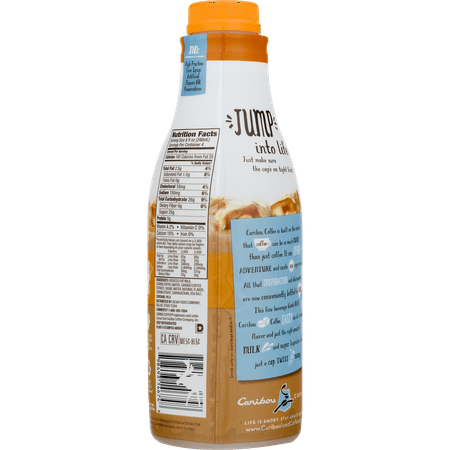Caribou Coffee Sea Salt Caramel Iced Coffee , 1 Quart