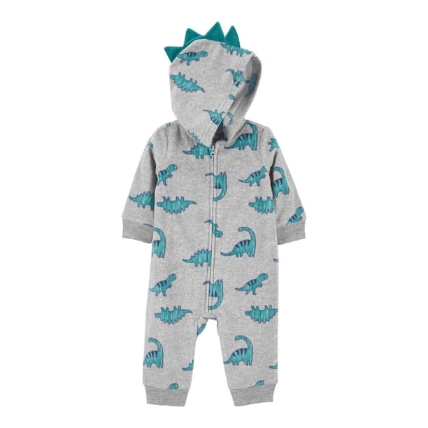 Jumpsuit Carter's Child of Mine Gris Estampado Dinosaurios 0-3M