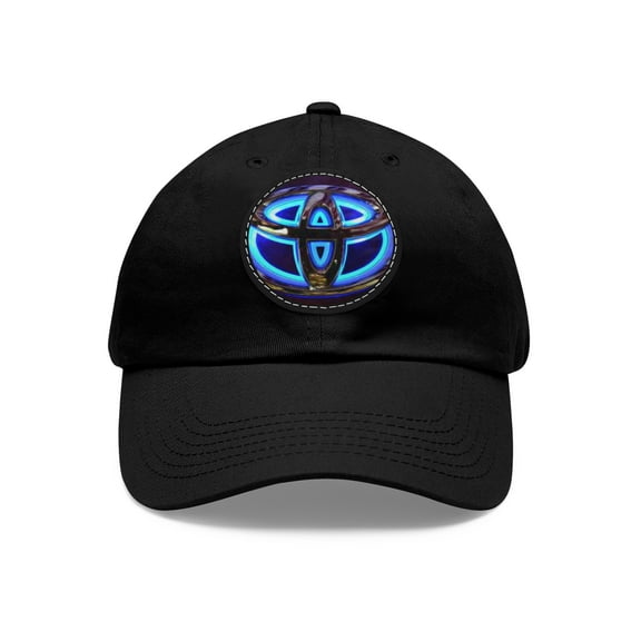 TOYOTA Dad Hat with Leather Patch (Round)