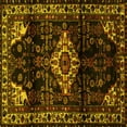 thumbnail image 1 of Ahgly Company Indoor Square Persian Yellow Traditional Area Rugs, 6' Square, 1 of 4