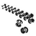 thumbnail image 3 of 18pcs Ear Tunnel Plug Stretching Stainless 14G-00G Black, 3 of 6