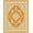 Orange, Pattern 2, variant on ODIKA 4'x6' Machine Washable Non-Slip Area Rug, Vintage Inspired Maze Labyrinth Zigzag Framework High Traffic Rug, Brown, 581832