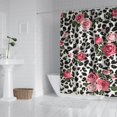 thumbnail image 2 of Pioneer Flower Floral Print Pattern Shower Curtain 72"x84" ,Bathroom Decorative Shower Curtains Set with 12 Hooks,Modern Waterproof Washable Shower Curtain, 2 of 6