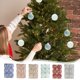 thumbnail image 1 of Set de Adornos Navideños | 12 Bolas Navideñas de Pet Color Beige | Bolas de Espuma Colgantes de Colores | 20 X 13,6 X 13,6 Cm | Ideal para Decorar El Árbol de Navidad, 1 of 6