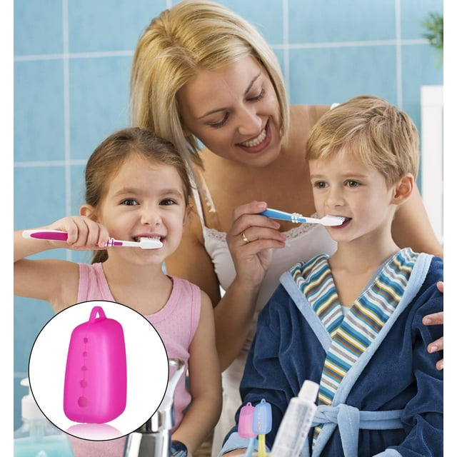 QualitChoice Toothbrush Cover Protective Case Household Fittings Home Dustproof Compact Safety Holder Supplies Convenience Toothbrushes Size