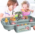 thumbnail image 4 of Tholdsy Juguete de pesca para niños, plataforma de pato de pesca eléctrica con música, juego de pesca, juguetes educativos Juguetes Educativos verde Tholdsy FN007477-01, 4 of 6