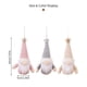 thumbnail image 3 of onlyliua ¡ Liquidación de Ofertas de Hoy! Suministros de Decoración Navideña Gorro de Punto Colgante de Enano Muñeco Sin Rostro Muñeco Colgante de Anciano, 3 of 3