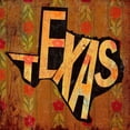 thumbnail image 3 of Texas 15x15 Black Modern Framed Museum Art Print Titled - Art Licensing Studio, 3 of 5