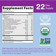 SmartyPants Organic Toddler Multi & Vegetarian Omega 3 Gummy Vitamins with D3, C & B12 - 45ct