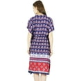 thumbnail image 6 of Bimba Women Short Rayon Kaftan Beach Coverup Printed Caftan Boho Dress, 6 of 7