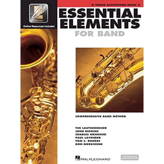 Pre-Owned Essential Elements for Band BB Tenor Saxophone Book 2 Beginner Saxophone Method with Eei Online Resources (Paperback) 0634012924 9780634012921