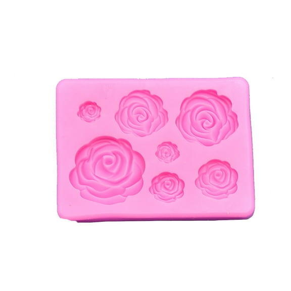 Vikakiooze under $10, Rose Flower Silicone Mold Fondant Mold Cake Decorating Tools Chocolate Mold