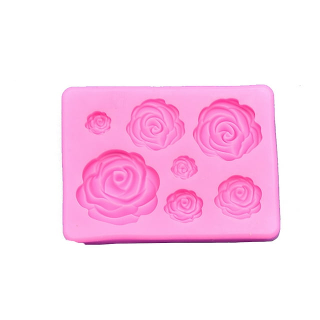 EGNMCR Cake Mold Rose Flower Fondant Tools Chocolate baking mold