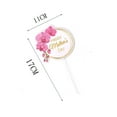 thumbnail image 5 of SDJMa 3 Pcs Happy Mother’s Day Cupcake Toppers, Glitter Floral Cake Decoration for Mothers Day Birthday Party Supplies, 5 of 7