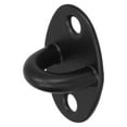 thumbnail image 2 of 10 ganchos de techo resistentes de acero inoxidable con forma de U para colgar columpios, sillas y hamacas, color negro., 2 of 14