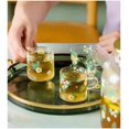 thumbnail image 4 of Acrylic Vanity Tray with Gold Handles, Decorative Serving Tray for Jewelry Comestic Candle Dish Plate, Vanity Counter Bathroom Table Organizer Green (11.8 ''x 1.3” H), 4 of 8