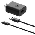 thumbnail image 1 of Cargador de Pared Motorola Turbo Power 20W con Cable Negro, 1 of 4