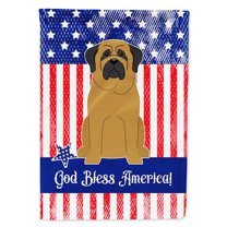 Carolines Treasures BB3013GF Patriotic USA Mastiff Garden Size Flag