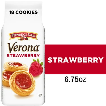Pepperidge Farm Verona Strawberry Thumbprint Cookies, 6.75 oz Bag (18 Cookies)