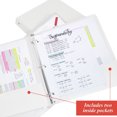thumbnail image 6 of BAZIC 3 Ring Binder 1.5" Economy Binders White, Hold 280 Sheets, 1-Count, 6 of 7