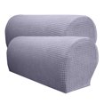 thumbnail image 4 of 2 fundas universales impermeables para reposabrazos de muebles y protectores de brazos de sofá. gris, 4 of 9
