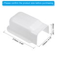 thumbnail image 2 of Uxcell 4" Decorative Line Cover Wall Entry Cap Tubing Parts Accessories for Air Conditioner, White, 2 of 4