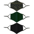 thumbnail image 2 of Weddingstar Variety 3-Pack Adult Reusable, Washable 3 Ply Cloth Face Masks With Filter Pockets - Camo, 2 of 6