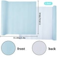 thumbnail image 2 of Suede Book Covers Notebook Wraps Rectangle Light Blue 300x1300mm, 2 of 6