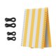 thumbnail image 1 of Juego de tela de repuesto para sillas informales con kit de cordón elástico para reparación de césped y playa. Amarillo 160cm x 52cm, 1 of 8