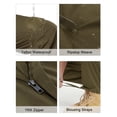 thumbnail image 4 of Mens Cargo Pants Ripstop 14 Pockets Waterproof Gusseted Work Cargo Hiking Pants, 4 of 6