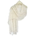 thumbnail image 2 of Bandana 3D Bow Texture Scarf Soft Mist Long Wrap & Shawl with Layered Detail, 2 of 6