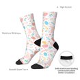 thumbnail image 4 of Logiee Happy Easter Print Adult Socks for Men & Women,Calf Socks, Ankle Socks,Boots Socks,Breathable Casual Sock,Unisex Crew Socks, 4 of 6