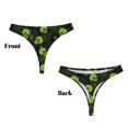 thumbnail image 3 of Balery Skulls And Cobwebs Tangas de Algodón para Mujer con Estampado – Ropa Interior Sexy, Transpirable, G-string-Small, 3 of 6