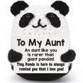 thumbnail image 1 of Juguete hecho a mano a ganchillo para pandas, regalo de Bdayption para tía, 1 of 7