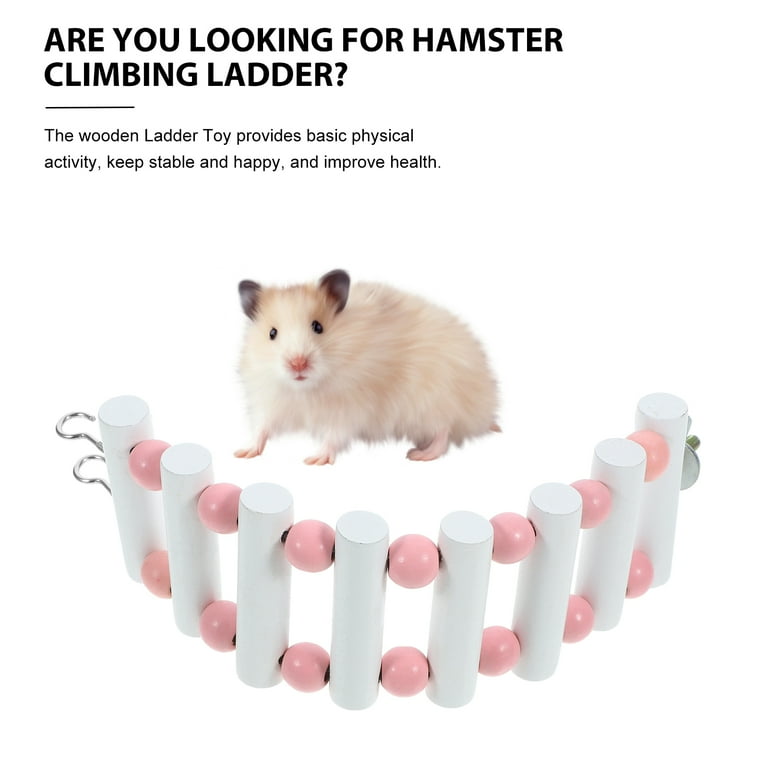 Rat Ladder Bridge Wooden Hamster Climbing Ladder Toy Small Animals Cage Accessories Walmart
