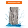 thumbnail image 5 of Izodekor 3D Brick Effect Wall Panels - Cladding, Stone Look, Styrofoam Facing for Living Room, 19x39 in, 3Pieces, Path Of Gray SL-1926, 5 of 11