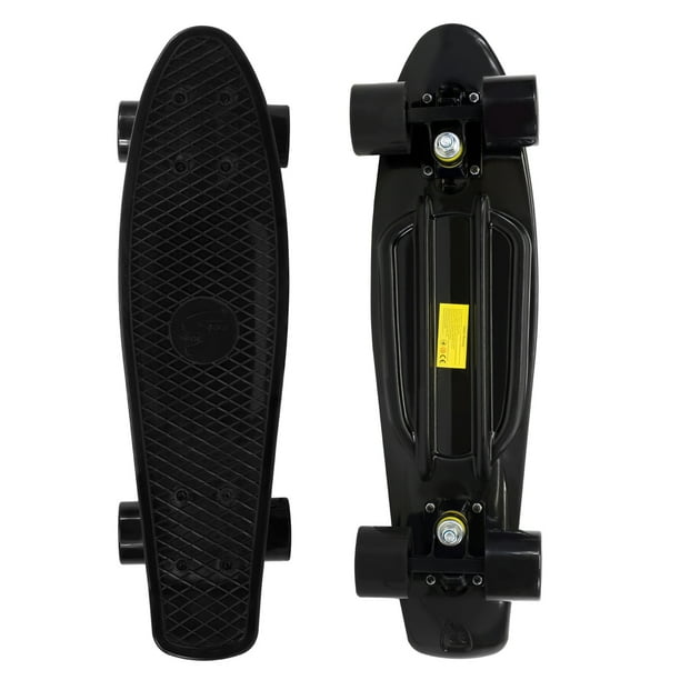 Penny Style Cruiser 27 Inch Board Plastic Retro Mini Skateboard Complete Black Walmart Com Walmart Com