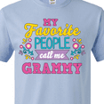 thumbnail image 4 of Inktastic My Favorite People Call Me Grammy with Flowers T-Shirt, 4 of 5