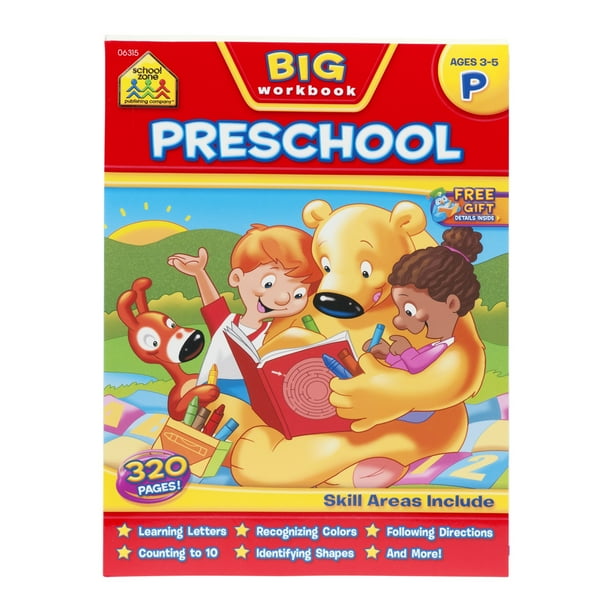 School Zone Big Workbook Preschool (Ages 35), 1.0 CT