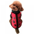 thumbnail image 4 of Halloween Dog Ladybug Costume Outfits Funny Winter Warm Small Dog Pet Cat Clothes Jacket Coat Clothing, 4 of 7