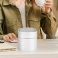 thumbnail image 6 of FONDOTIN Compact White Plastic Desktop Trash Can with Lid for Home Office Kitchen Use, 6 of 6