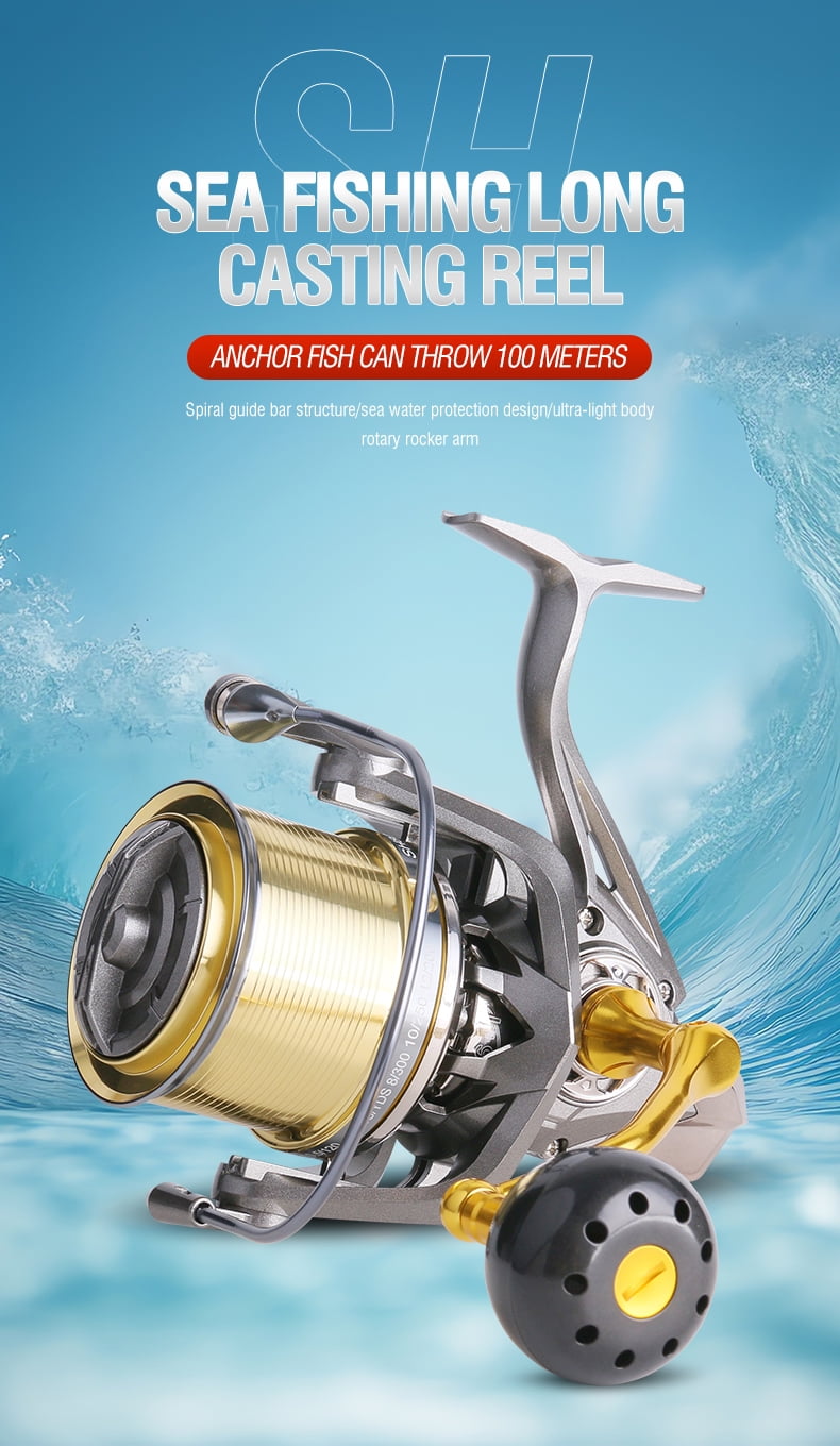New Carp Fishing Reel Spinning Strong Drag 20kg Molinete Carretilha De Pesca Olta Makaralar Sea Reels Accessories Surfcasting